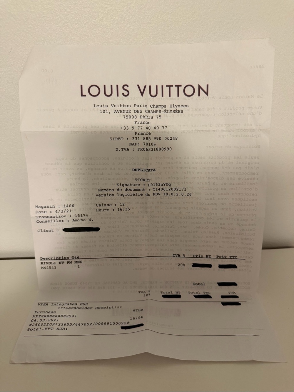 Louis Vuitton Rivoli PM - Picture 7 of 7